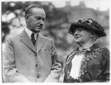 Mother Jones with President Coolidge