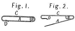 images of safety pin from Walter Hunt's original patent