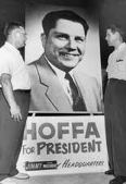 Hoffa for union president poster
